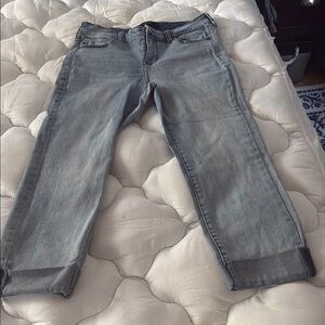 Liverpool Gray Straight Leg Jeans